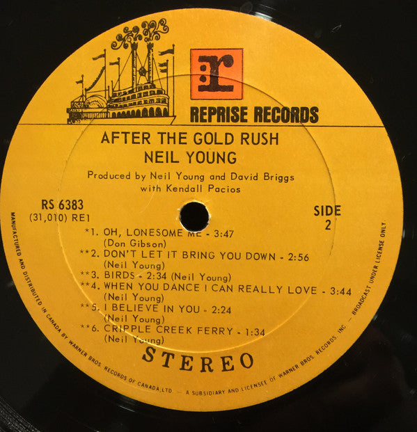Neil Young : After The Gold Rush (LP, Album, RCA)