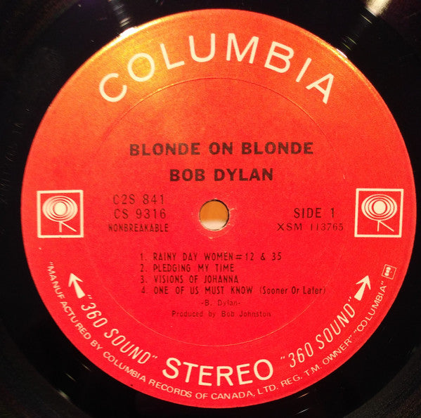 Bob Dylan : Blonde On Blonde (2xLP, Album)