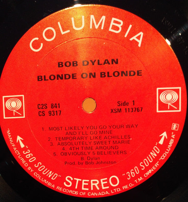 Bob Dylan : Blonde On Blonde (2xLP, Album)
