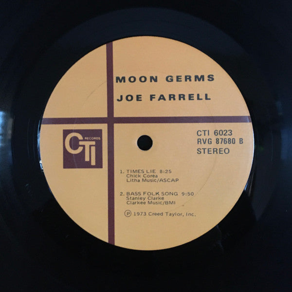Joe Farrell : Moon Germs (LP, Album, Gat)