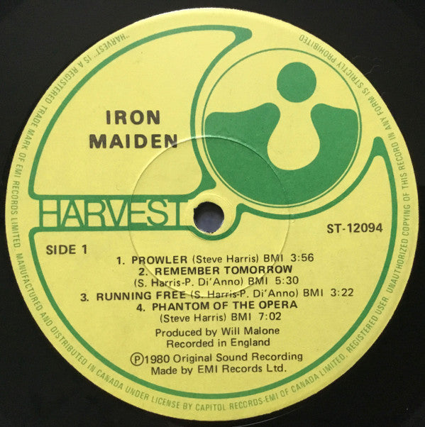 Iron Maiden : Iron Maiden (LP, Album)