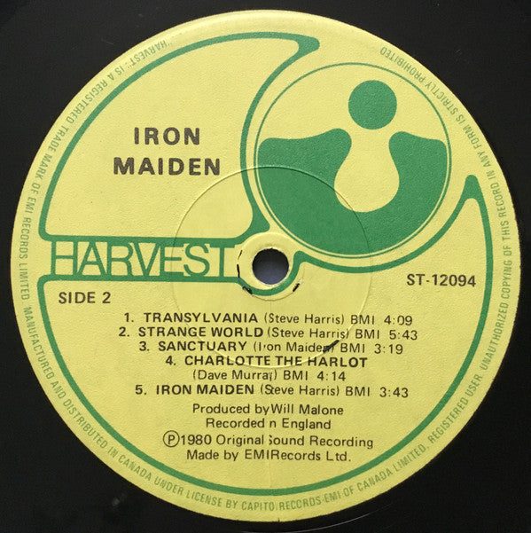 Iron Maiden : Iron Maiden (LP, Album)