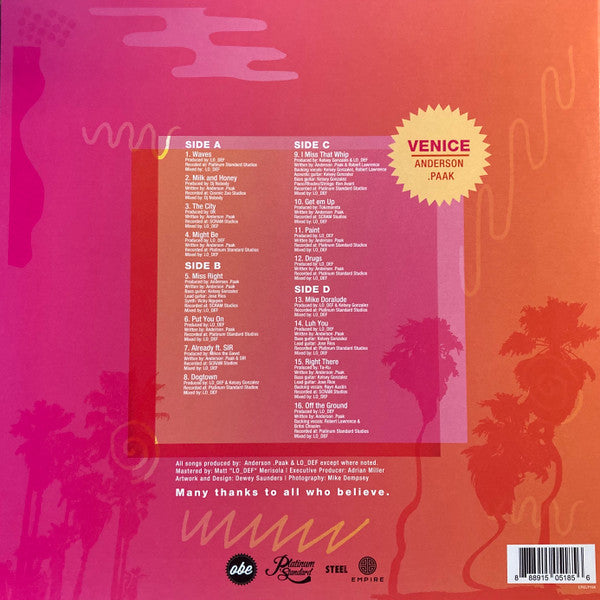 Anderson .Paak : Venice (2xLP, Album)