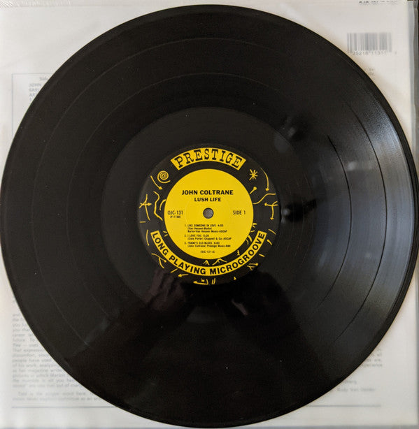 John Coltrane : Lush Life (LP, Album, Mono, RE, RP)