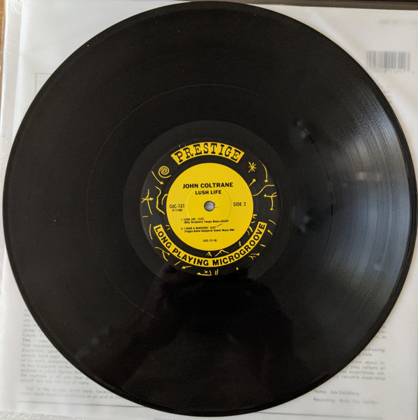 John Coltrane : Lush Life (LP, Album, Mono, RE, RP)