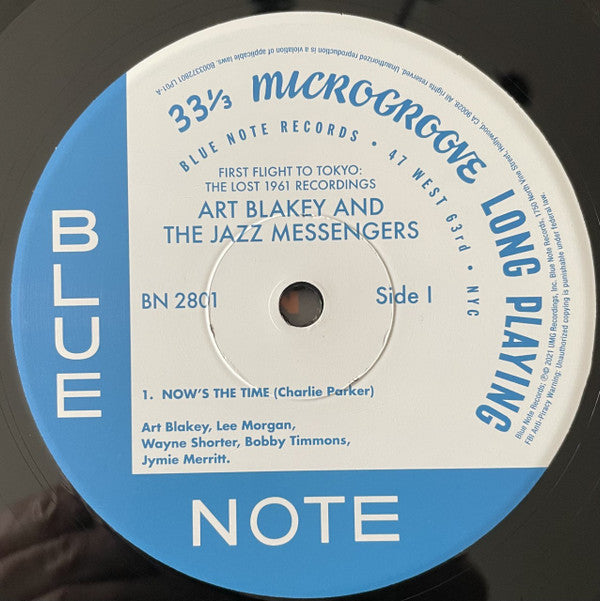 Art Blakey & The Jazz Messengers : First Flight To Tokyo: The Lost 1961 Recordings (2xLP, Album, Mono, Ltd, 180)
