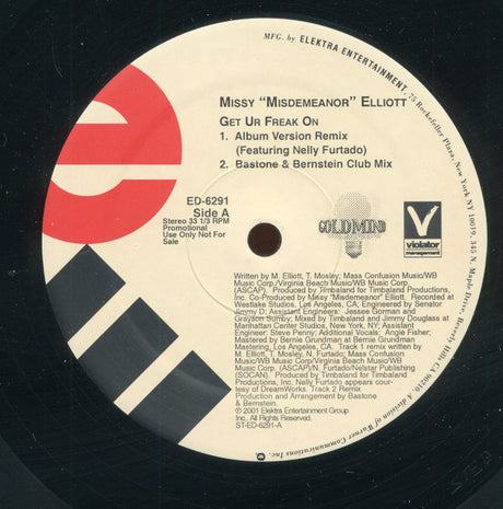 Missy "Misdemeanor" Elliott* : Get Ur Freak On (12", Promo)