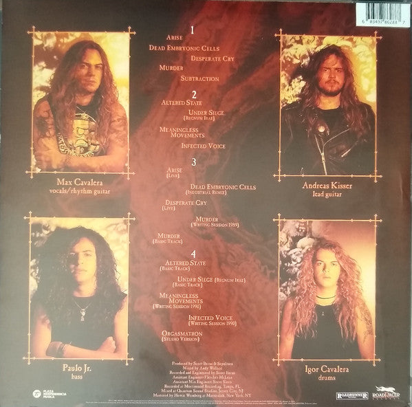 Sepultura : Arise (2xLP, Album, RE, RM, 180)