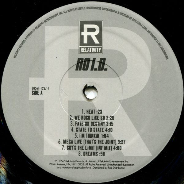 No I.D. : Accept Your Own & Be Yourself (The Black Album) (LP, Album)