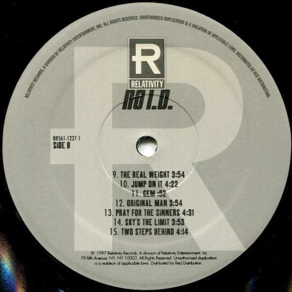 No I.D. : Accept Your Own & Be Yourself (The Black Album) (LP, Album)