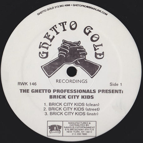 The Ghetto Professionals* Present: Brick City Kids : Brick City Kids (12")