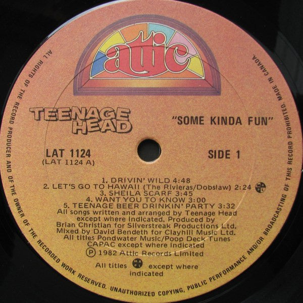 Teenage Head : Some Kinda Fun (LP, Album)