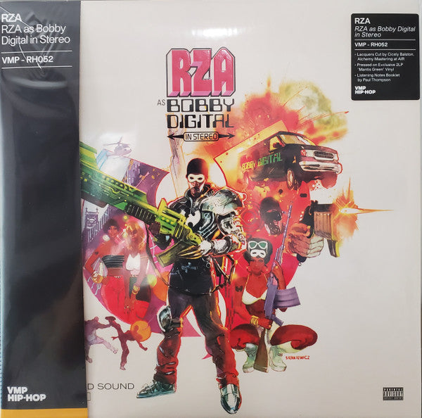 RZA As Bobby Digital : RZA As Bobby Digital In Stereo (2xLP, Album, Club, RE, RM, Gre)