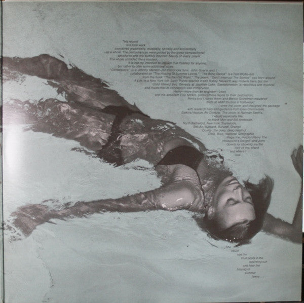 Joni Mitchell : The Hissing Of Summer Lawns (LP, Album, Gat)