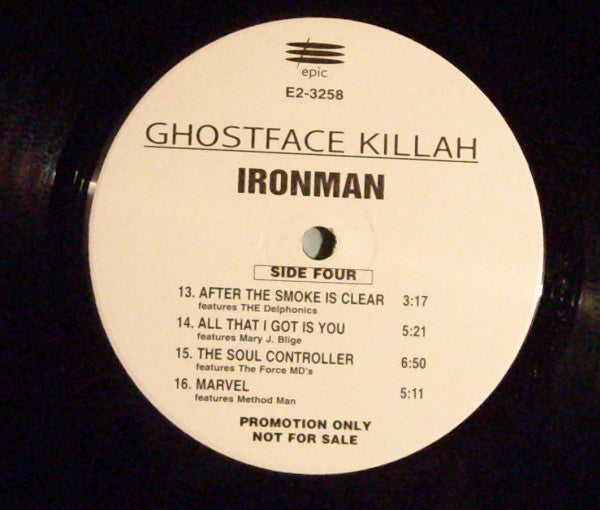 Ghostface Killah : Ironman (2xLP, Album, Promo)