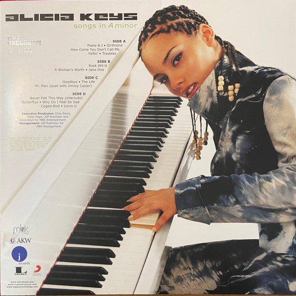 Alicia Keys : Songs In A Minor (2xLP, Album, Club, Ltd, Num, RE, Gre)