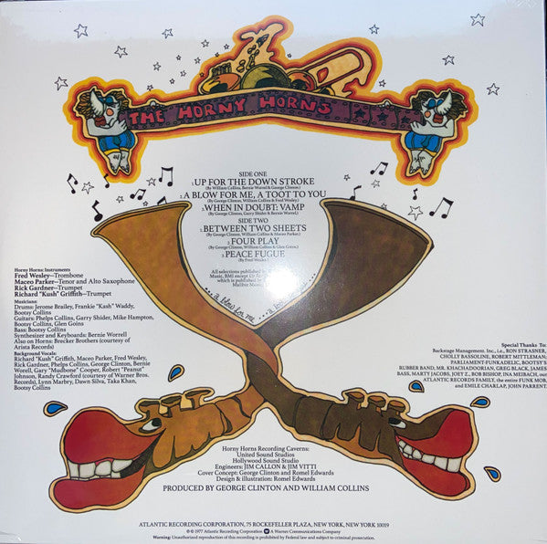 Fred Wesley & The Horny Horns Featuring Maceo Parker : A Blow For Me, A Toot To You (LP, Album, RE, RM, 180)