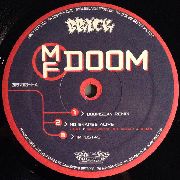MF Doom / MF Grimm : MF (2x12", EP)