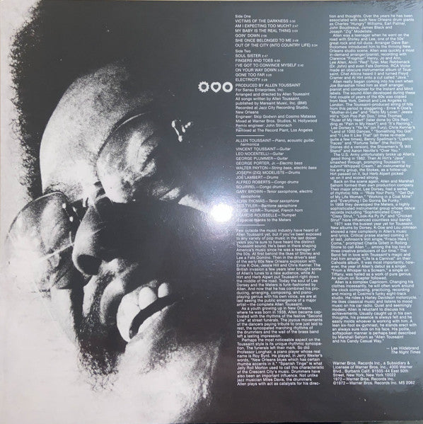 Allen Toussaint : Life, Love And Faith (LP, Album, RE, 180)