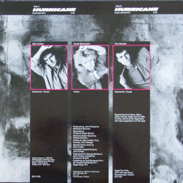 Tapps : Hurricane (12")