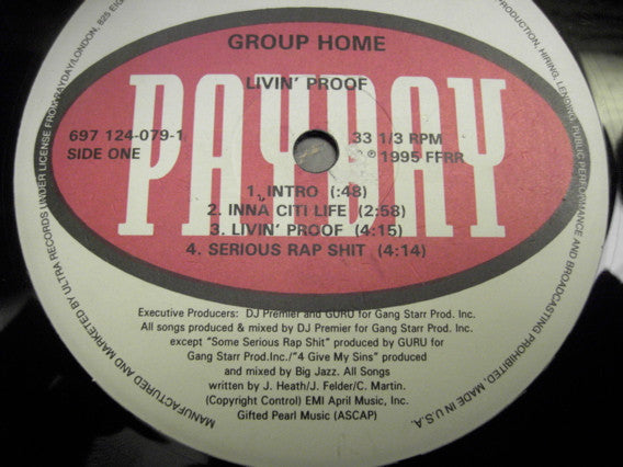 Group Home : Livin' Proof (2xLP, Album, RE)