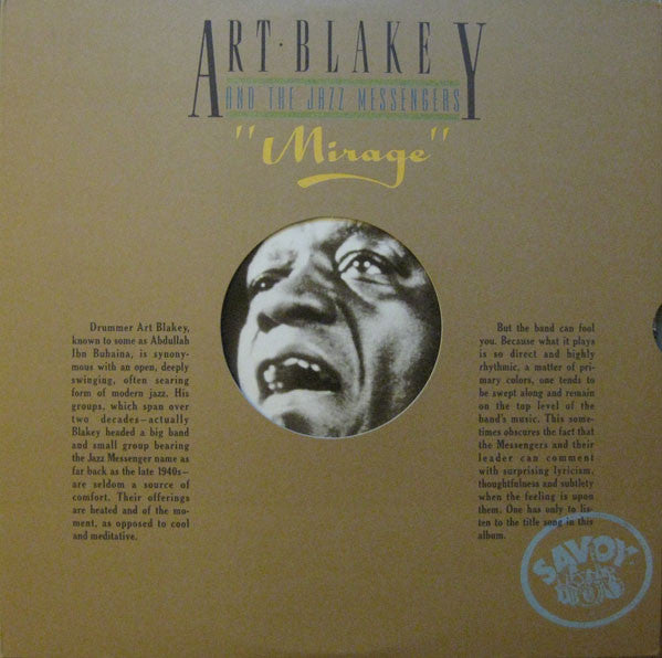 Art Blakey And The Jazz Messengers* : Mirage (LP, Album, RE)