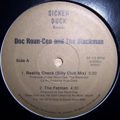 Doc Roun-Cee And The Blackman : Reality Check (12")