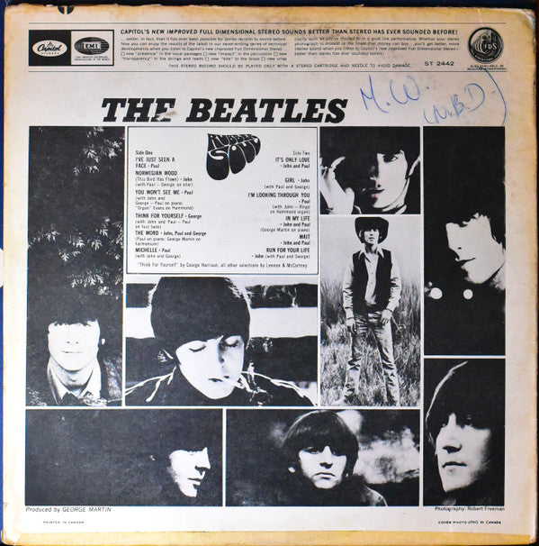 The Beatles : Rubber Soul (LP, Album, RE)