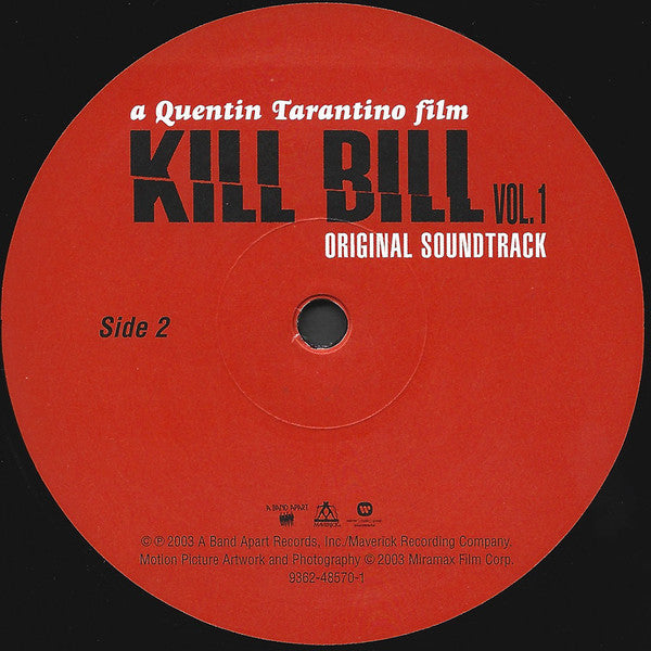 Various : Kill Bill Vol. 1 (Original Soundtrack) (LP, Album, Comp, RE)
