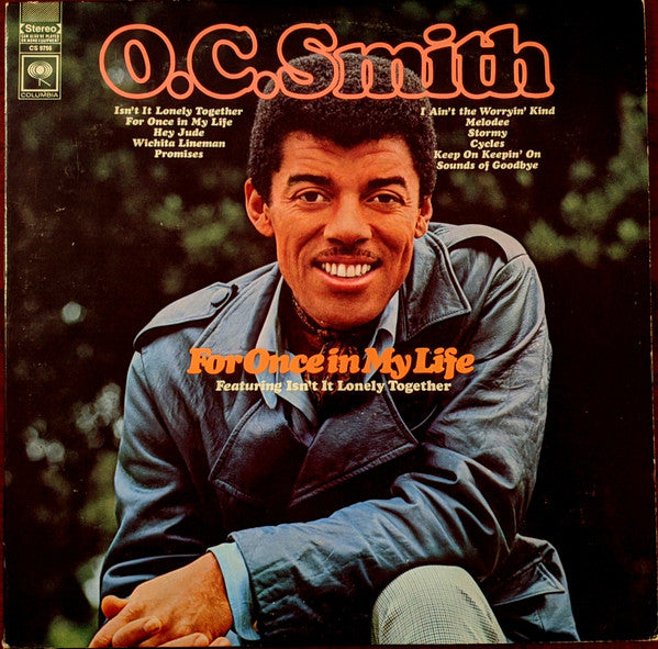 OC Smith : For Once In My Life (LP, Album, Ter)
