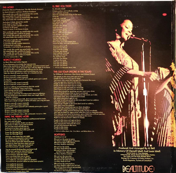 The Staple Singers : Be Altitude: Respect Yourself (LP, Album, Gat)