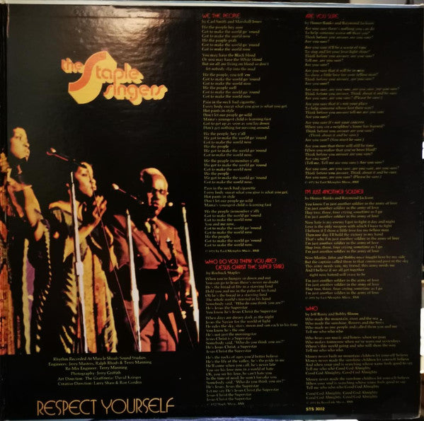The Staple Singers : Be Altitude: Respect Yourself (LP, Album, Gat)