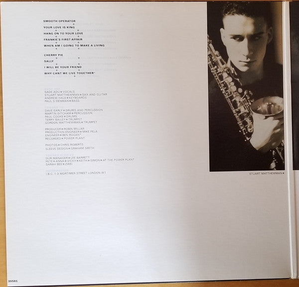 Sade : Diamond Life (LP, Album, Gat)