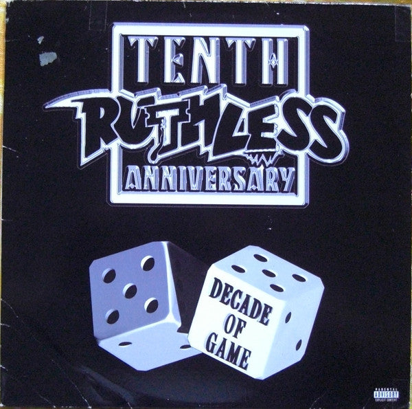 Various : Ruthless Records Tenth Anniversary Compilation - Decade Of Game (2xLP, Comp)