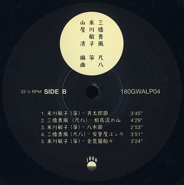 Kiyoshi Yamaya = Kiyoshi Yamaya, Toshiko Yonekawa = Toshiko Yonekawa, Kifu Mitsuhashi = Kifu Mitsuhashi : Wamono Groove: Shakuhachi & Koto Jazz Funk '76 (LP, Comp)