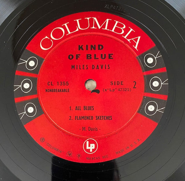 Miles Davis : Kind Of Blue (LP, Album, Mono, Ter)