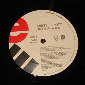 Missy Elliott : This Is Not A Test! (2xLP, Album)