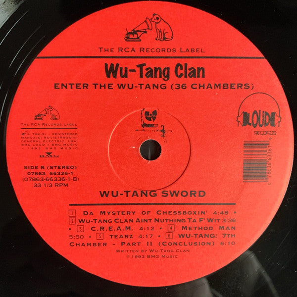 Wu-Tang Clan : Enter The Wu-Tang (36 Chambers) (LP, Album, RP, SRC)
