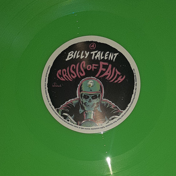 Billy Talent : Crisis Of Faith (LP, Album, Ltd, Gre)