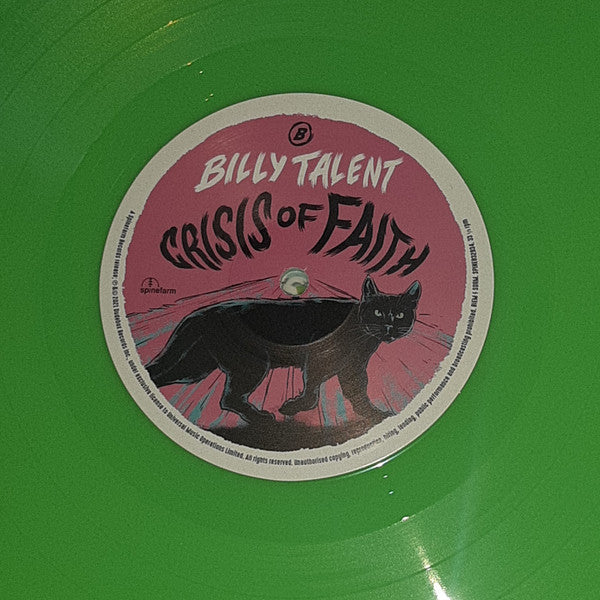 Billy Talent : Crisis Of Faith (LP, Album, Ltd, Gre)