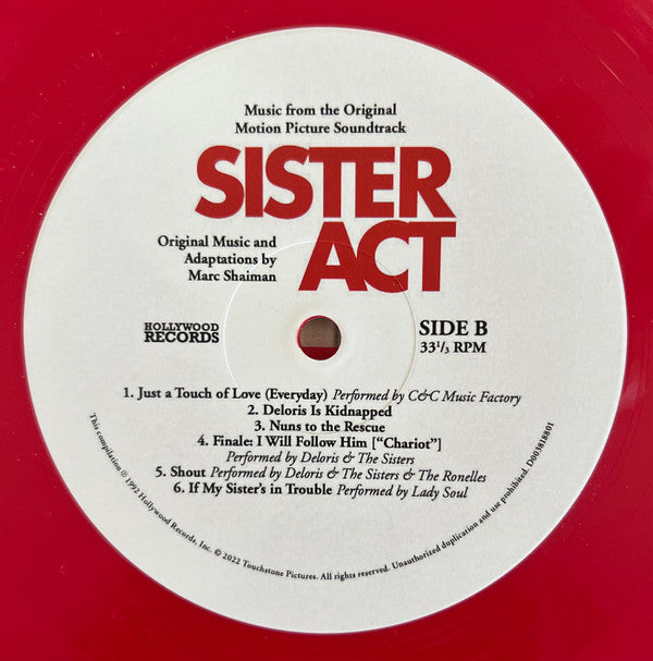 Various : Sister Act (Music From The Original Motion Picture Soundtrack) (LP, Album, RE, Red)