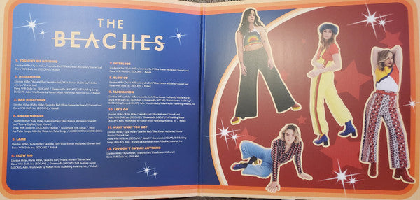 The Beaches (2) : Sisters Not Twins (The Professional Lovers Album) (LP, Comp, Whi)