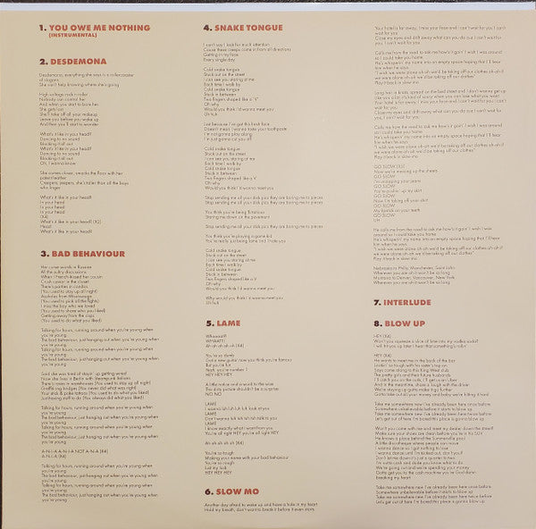 The Beaches (2) : Sisters Not Twins (The Professional Lovers Album) (LP, Comp, Whi)