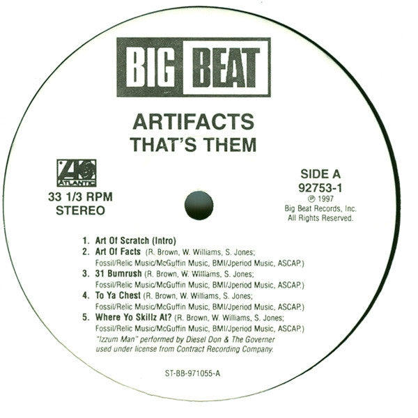Artifacts : That's Them (2xLP, Album)