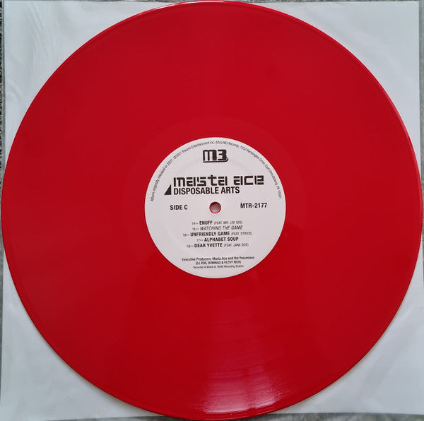 Masta Ace : Disposable Arts (2xLP, Album, Ltd, RE, Red)