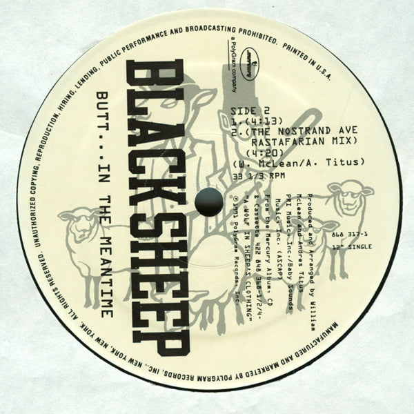 Black Sheep : Flavor Of The Month (12", Single)