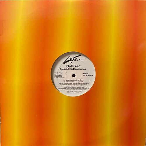 OutKast : SpottieOttieDopaliscious (12", Promo, Pin)