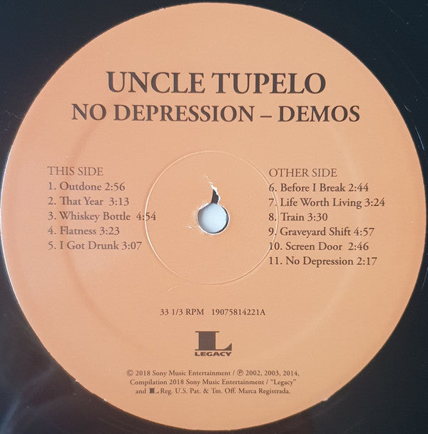 Uncle Tupelo : No Depression - Demos (LP, Album, RSD)