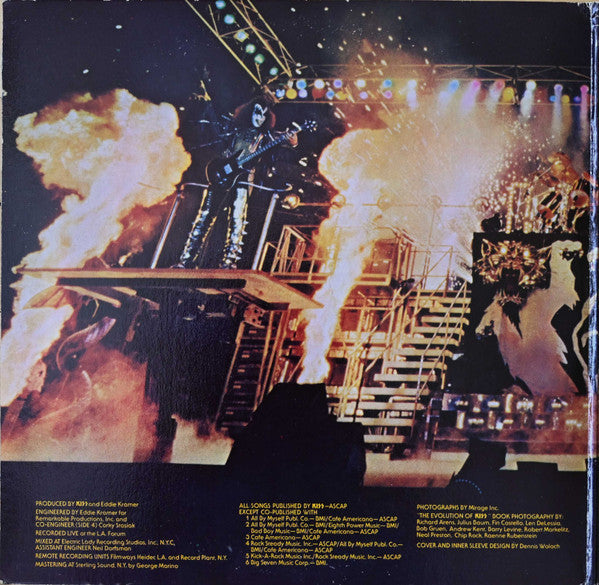 Kiss : Alive II (2xLP, Album, RE)