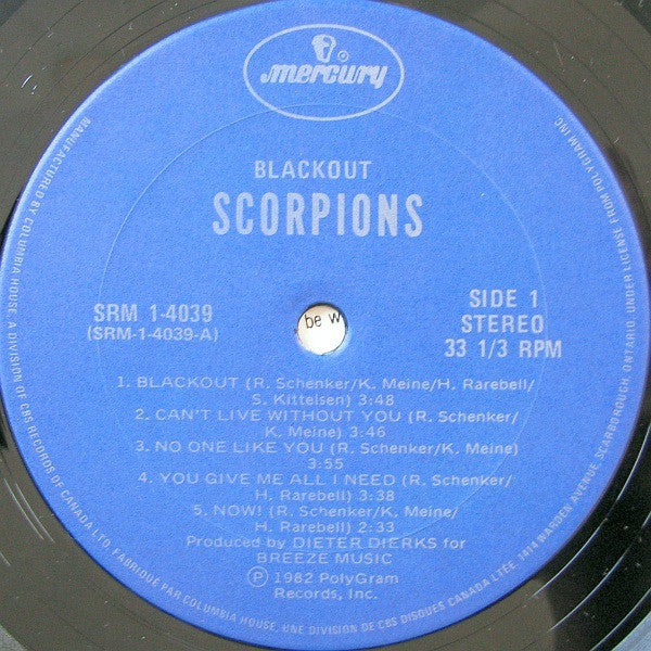 Scorpions : Blackout (LP, Album, Club)